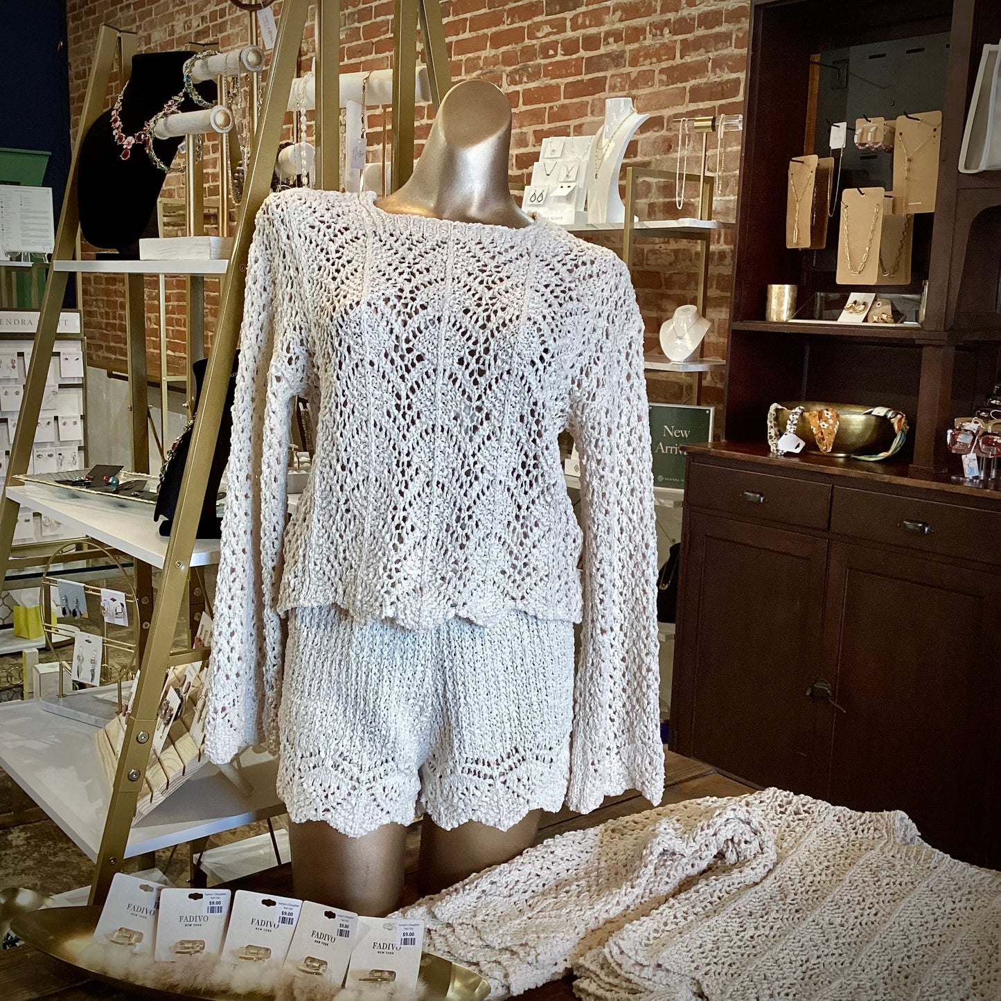 BluIvy Open Knit Set