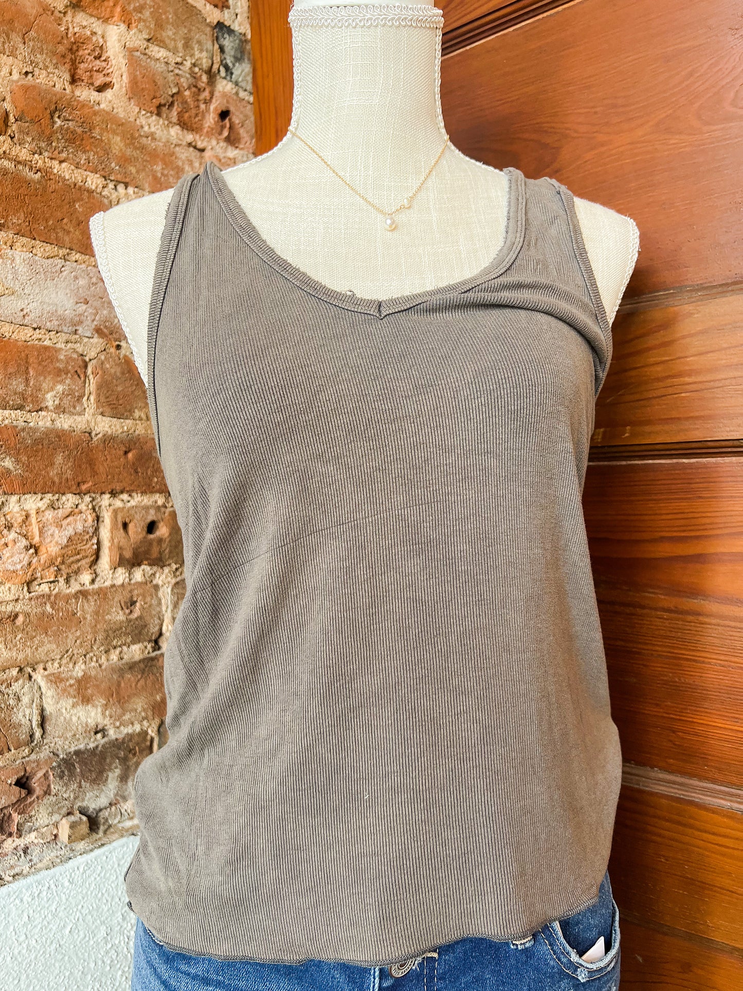Grey tank