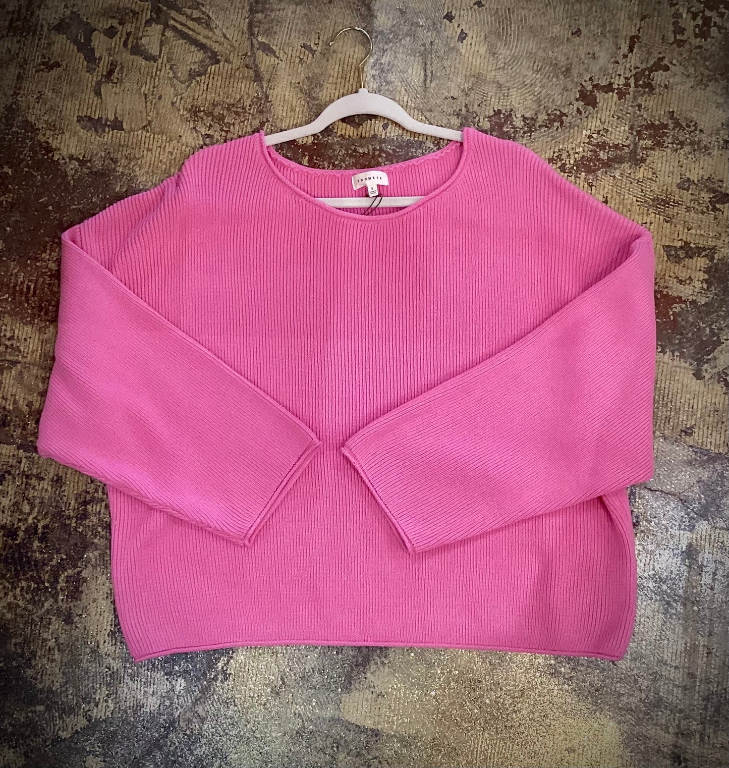 Pink Oversized Sweater