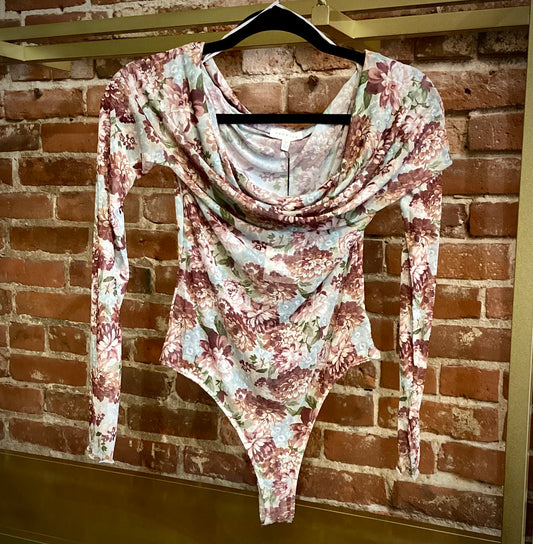 Mesh FloralBodysuit